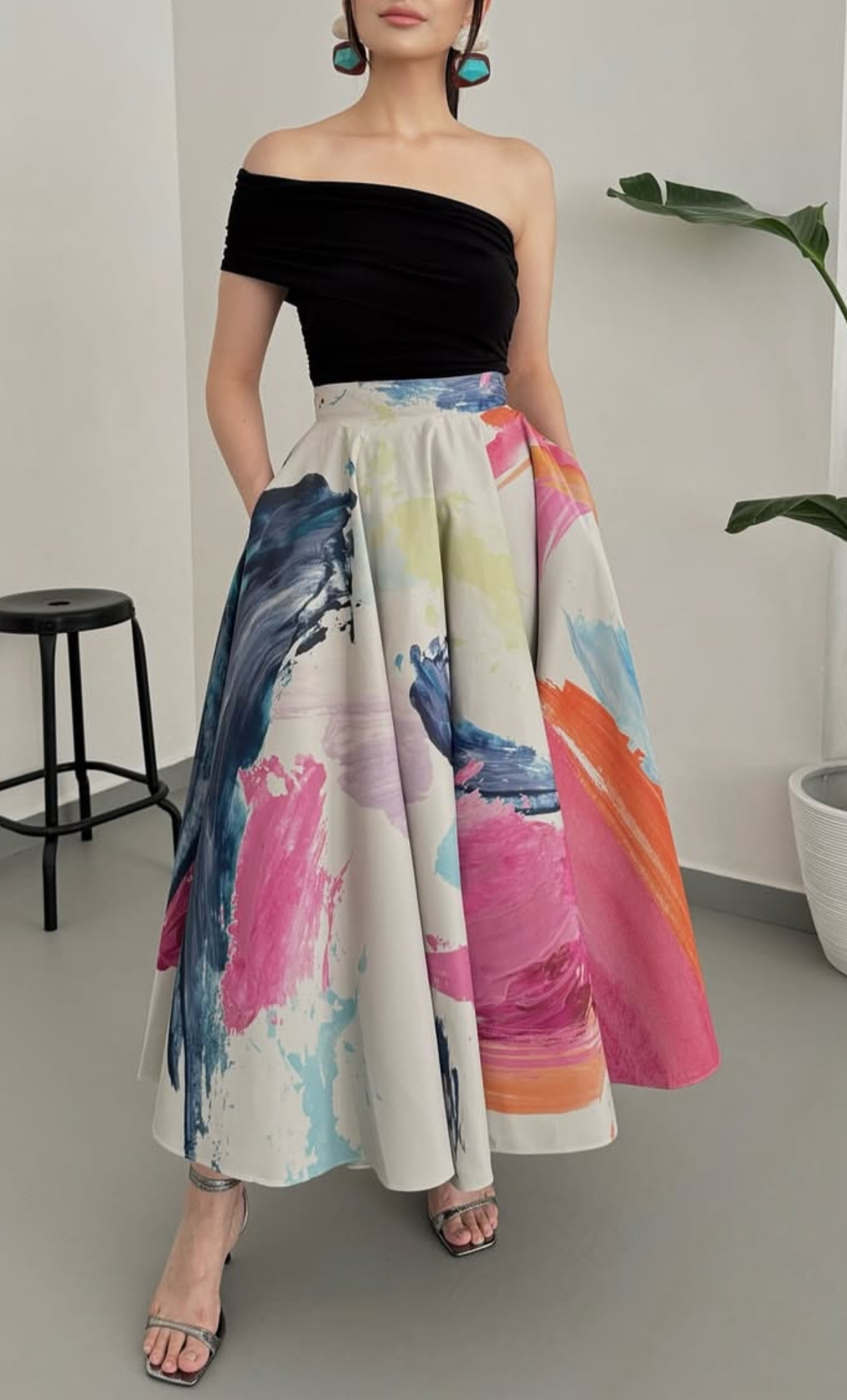 The Soft Hues Canvas Shirt and Top Set