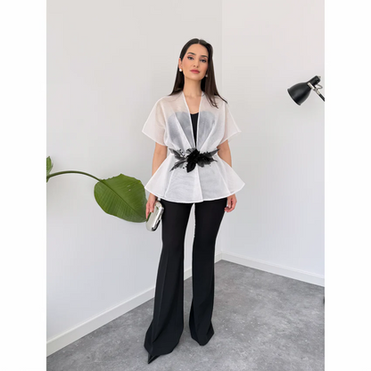 Eden Transparent Jacket and Trousers Set