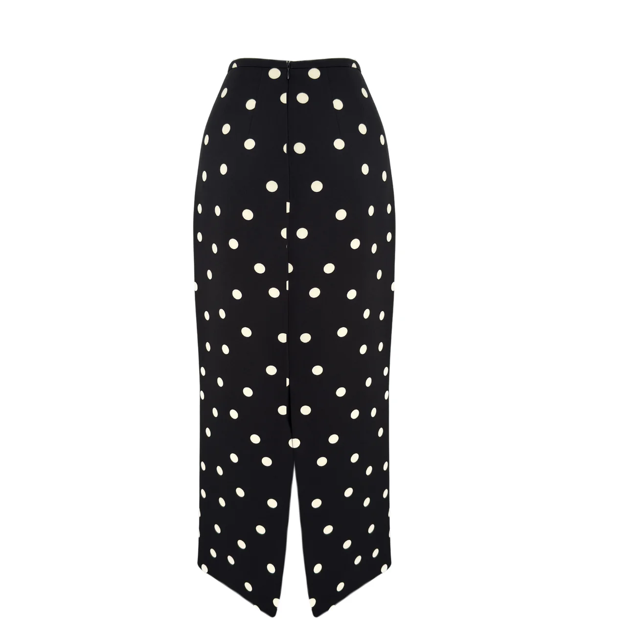 Polka Dot Patterned Pencil Skirt Top Set